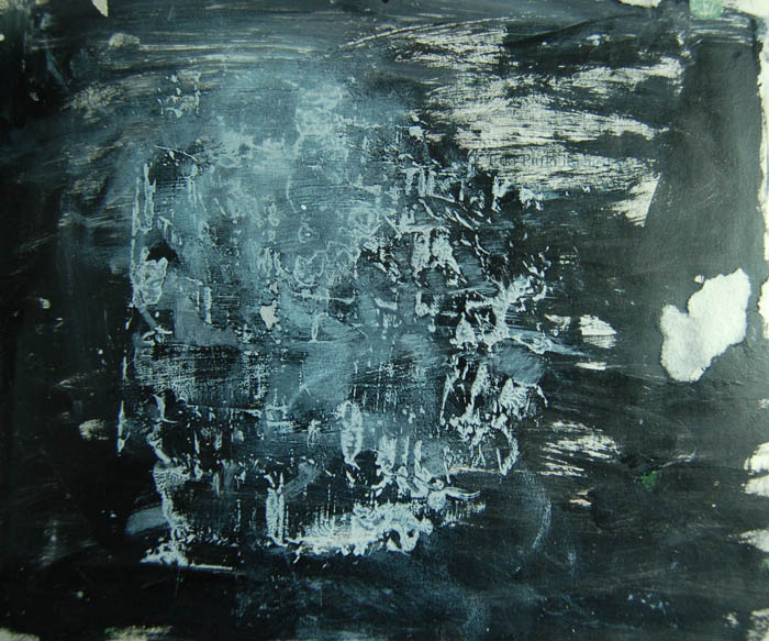 Katherine Jeanne Wood - 4x4 black white abstract