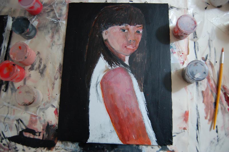 Katherine Jeanne Wood - little girl in progress 02