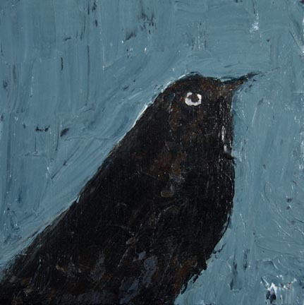 Black bird, Bird Series No 8