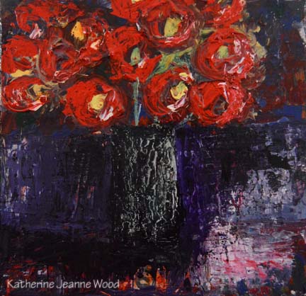 Katherine Jeanne Wood - 10x10 Flower Series No 36 01