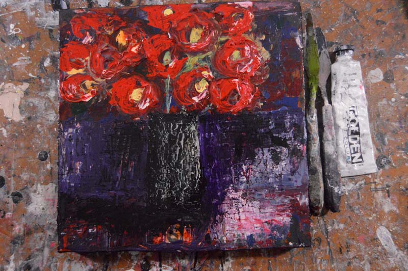 Katherine Jeanne Wood - 10x10 Flower Series No 36 02