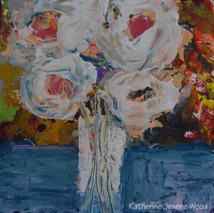 Katherine Jeanne Wood - 4x4 Flower Series No 31 01