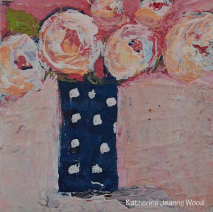 Katherine Jeanne Wood - 4x4 Flower Series No 51 01