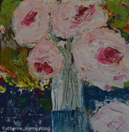 Katherine Jeanne Wood - 4x4 Flower Series No 52 01