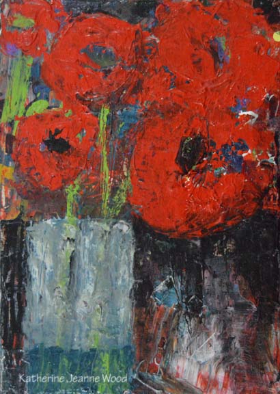 Katherine Jeanne Wood - 5x7 Flower Series No 56 01