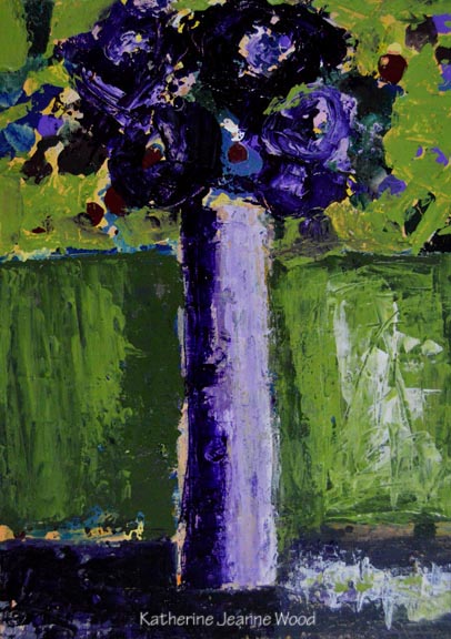 Katherine Jeanne Wood - 9x12 Flower Series No 32 01