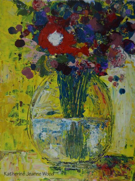 Katherine Jeanne Wood - 9x12 Flower Series No 50 01