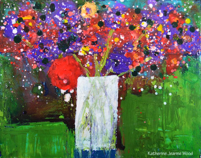 Katherine Jeanne Wood - 11x14 Flower Series No 66 01