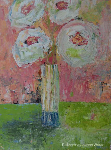 Katherine Jeanne Wood - 9x12 Flower Series No 58 01