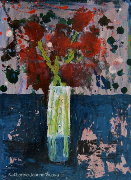 Katherine Jeanne Wood - 9x12 Flower Series No 64 01
