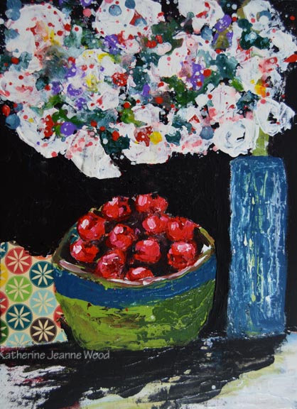 Katherine Jeanne Wood - 9x12 Flower Series No 88 01