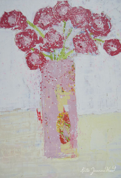 Katherine Jeanne Wood - 9x12 Flower Series No 98 01