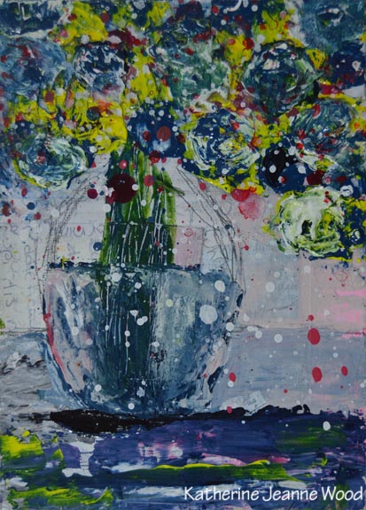 Katherine Jeanne Wood - 5x7 Flower Series No 142 01