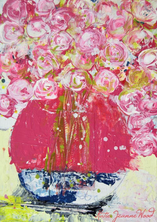 Katherine Jeanne Wood - 5x7 Flower Series No 143 01