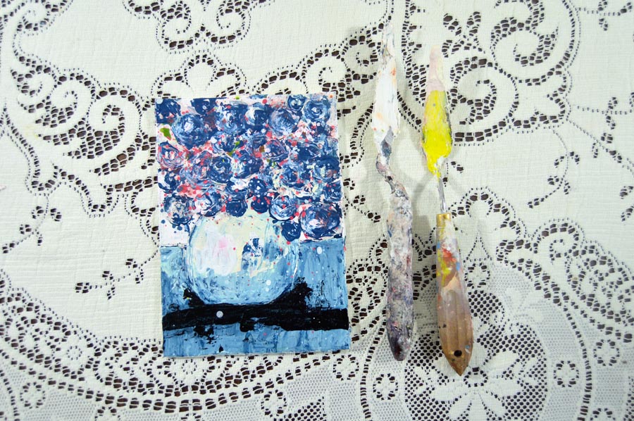 Katherine Jeanne Wood - 5x7 Flower Series No 144 02