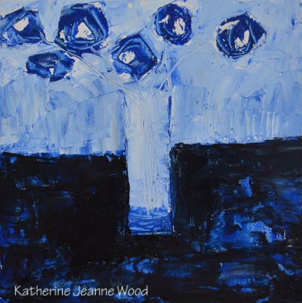 Katherine Jeanne Wood - 6x6 Flower Series No 130 01