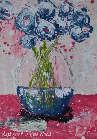 Katherine Jeanne Wood - 5x7 Flower Series No 146 01
