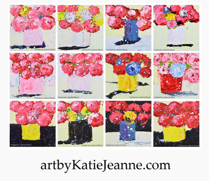 Flower Collage 155-167