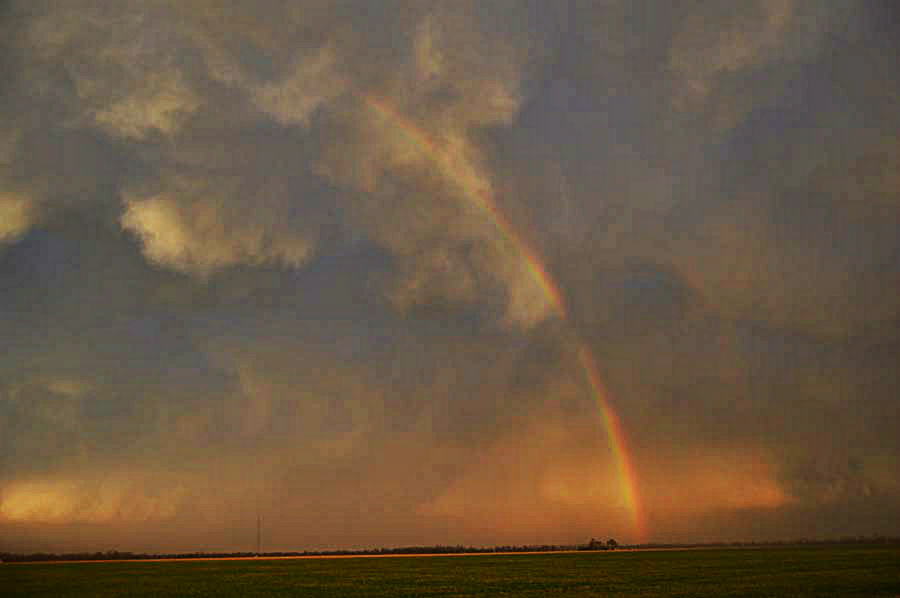 Katherine Jeanne Wood rainbow Kansas storms 40815