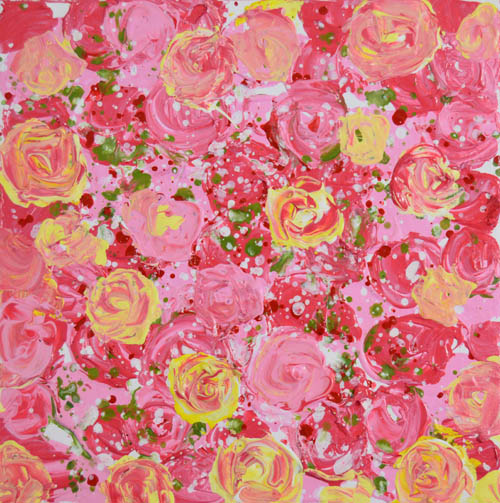 Katherine Jeanne Wood - 6x6 Flower Series No 179 01