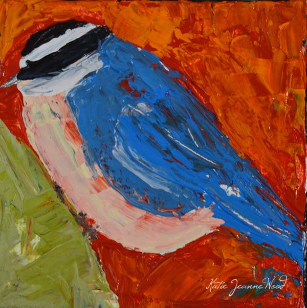 Katherine Jeanne Wood - 4x4 Bird Series No 77 01
