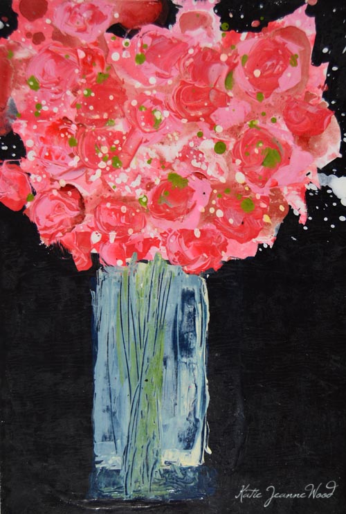Katherine Jeanne Wood - 9x6 Flower Series No 193 01