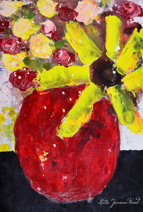 Katherine Jeanne Wood - 9x6 Flower Series No 195 01