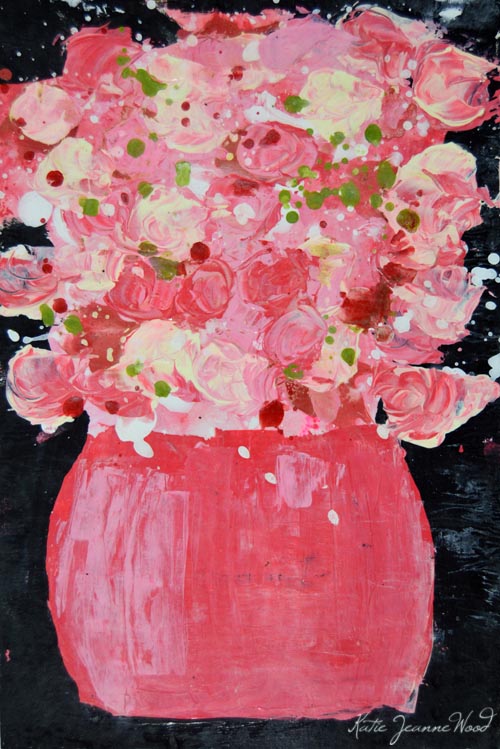 Katherine Jeanne Wood - 9x6 Flower Series No 196 01