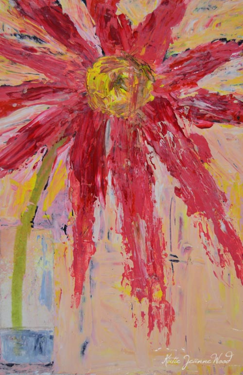 Katherine Jeanne Wood - 9x6 Flower Series No 202 01