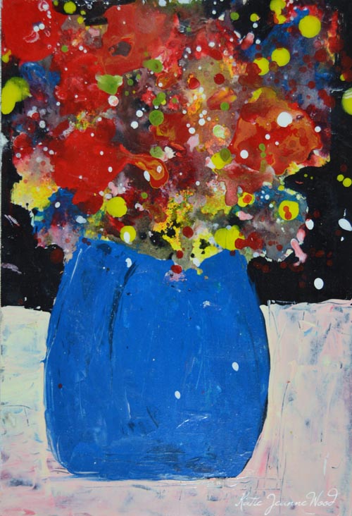 Katherine Jeanne Wood - 9x6 Flower Series No 203 01