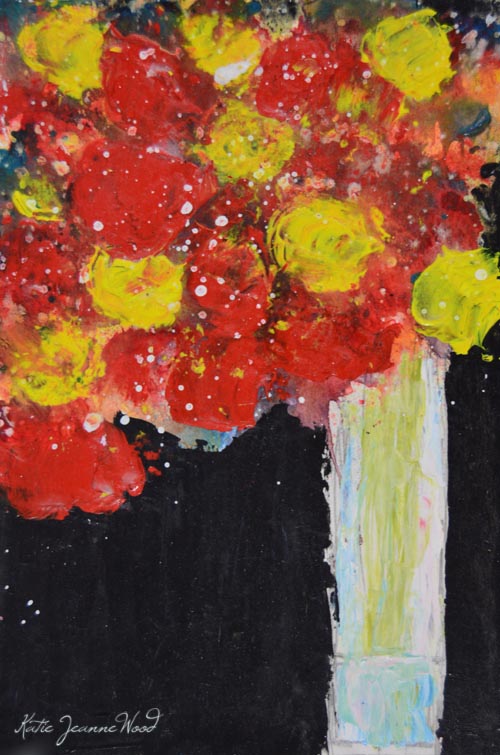 Katherine Jeanne Wood - 9x6 Flower Series No 205 01