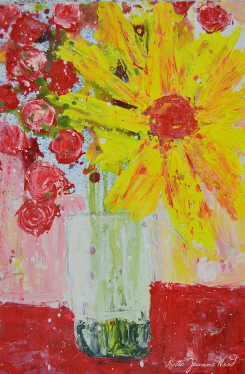 Katherine Jeanne Wood - 9x6 Flower Series No 206 01