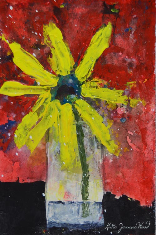 Katherine Jeanne Wood - 9x6 Flower Series No 207 01