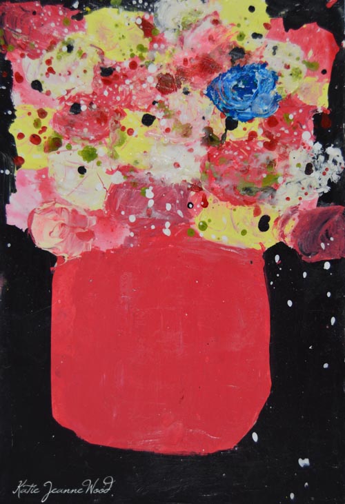 Katherine Jeanne Wood - 9x6 Flower Series No 208 01