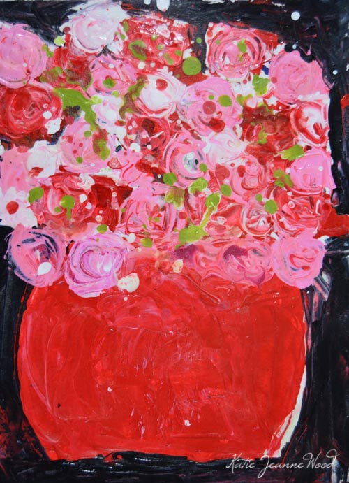 Katherine Jeanne Wood - 9x6 Flower Series No 214 01