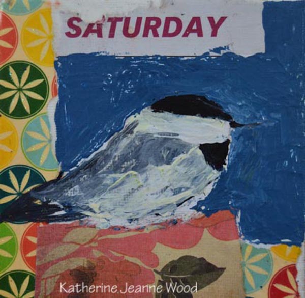 Katherine Jeanne Wood - 4x4 Bird Series No 32 01