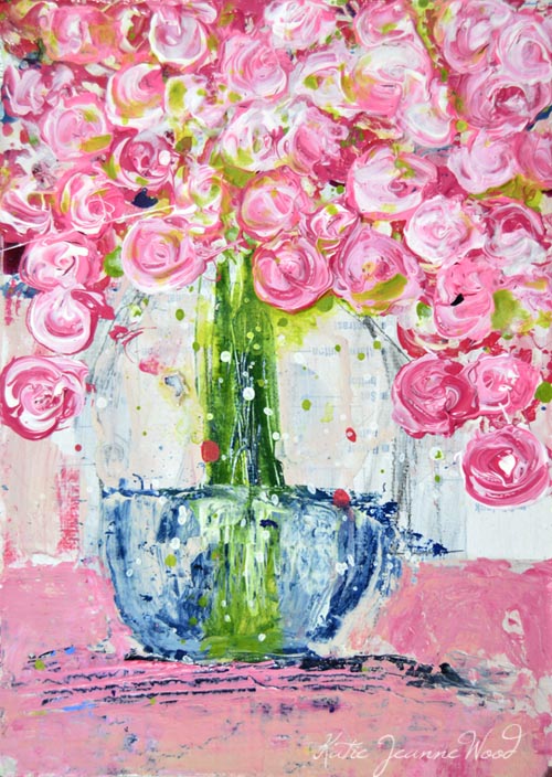 Katherine Jeanne Wood - 5x7 Flower Series No 154 01
