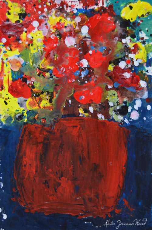 Katherine Jeanne Wood - 6x9 Flower Series No 180 01