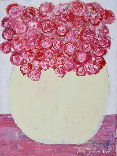 Katherine Jeanne Wood - 9x12 Flower Series No 177 01