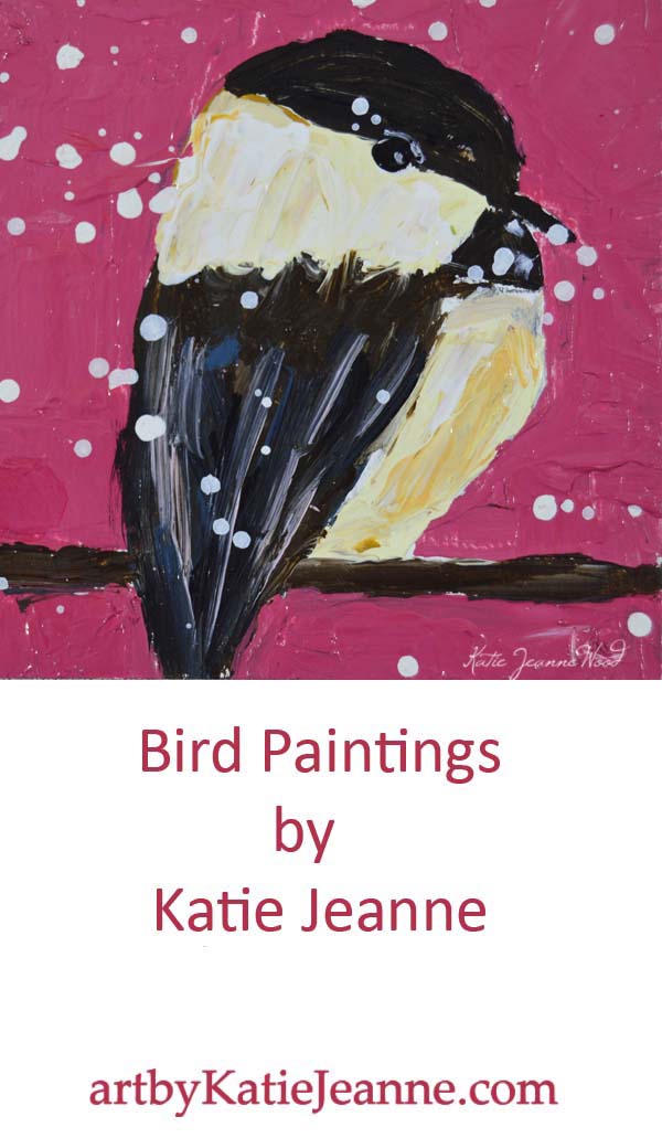 Katherine Jeanne Wood - 4x4 Bird Series No 127 01 A