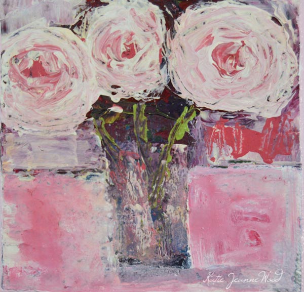 Katherine Jeanne Wood - 4x4 Flower Series No 33 01