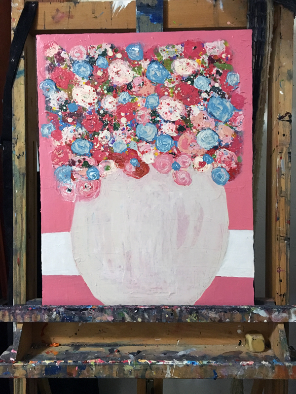 katie-jeanne-wood-pink-and-blue-floral-on-the-easel