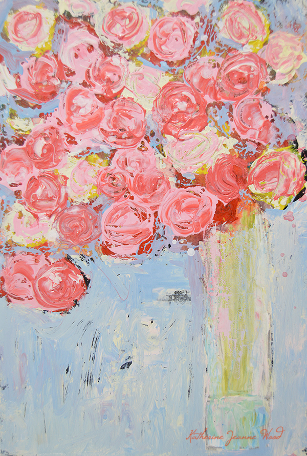 Katie Jeanne Wood - floral paintings