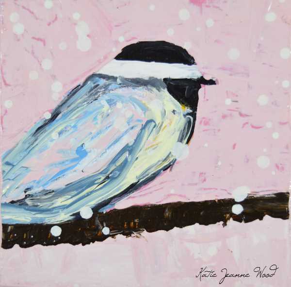 Katherine Jeanne Wood - 4x4 Bird Series No 134 01