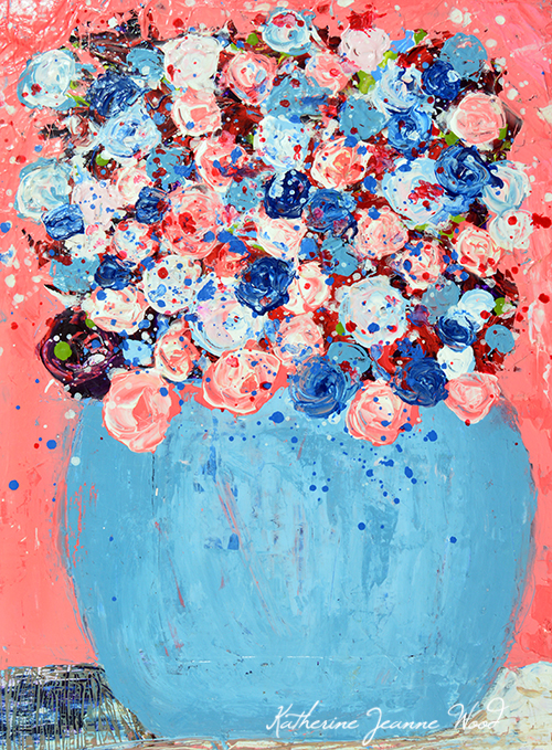 Katie Jeanne Wood - floral paintings Art By Katie Jeanne