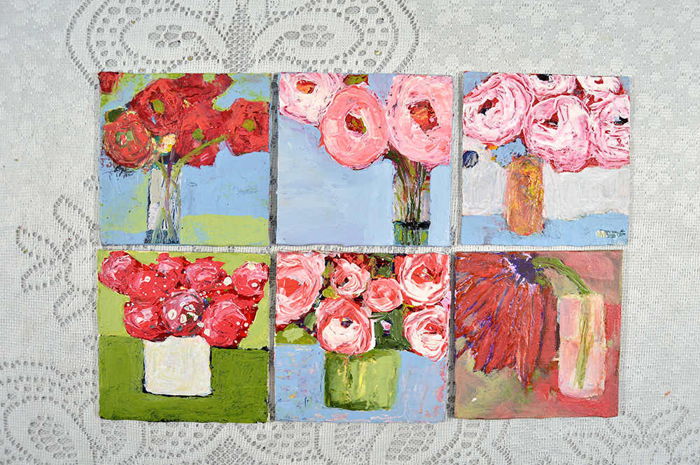 Katie Jeanne Wood - floral paintings - Art By Katie Jeanne