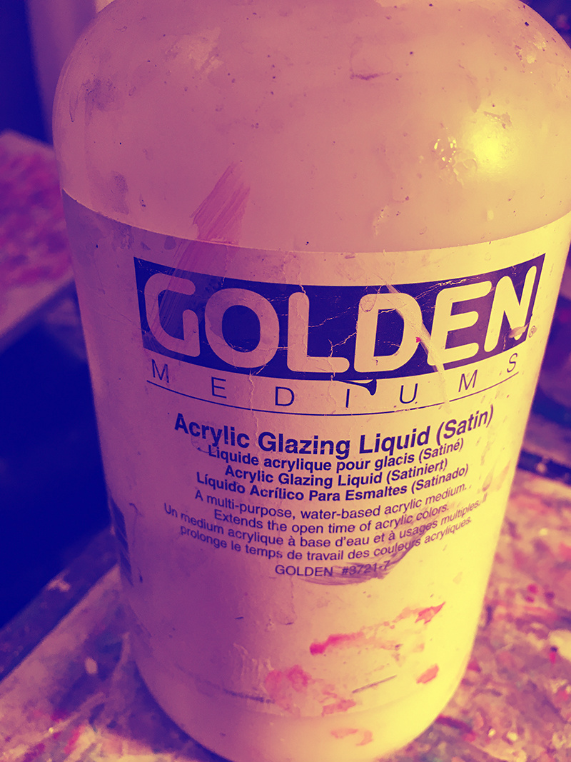 Katie Jeanne Wood - Golden acrylic glazing liquid
