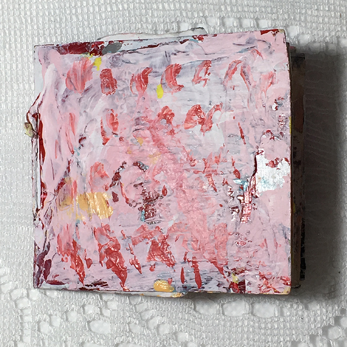 Katie Jeanne Wood - 242 Daily painting - handmade mini book