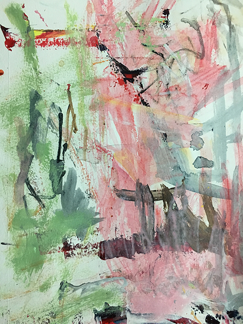 Katie Jeanne Wood - day 258 Daily painting abstract painting