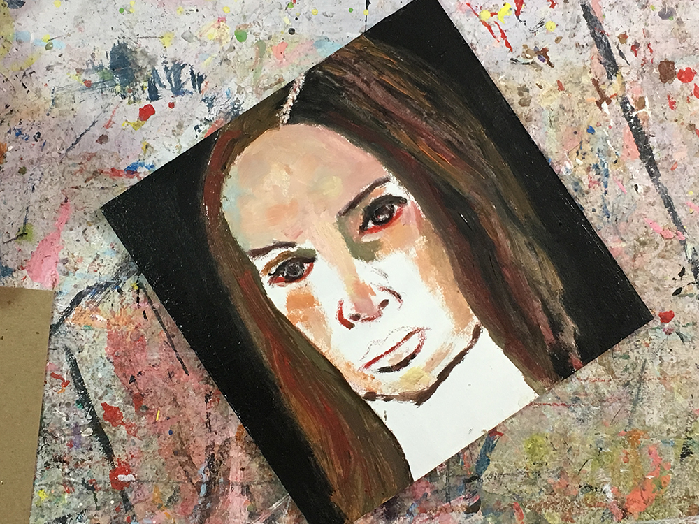Katie Jeanne Wood - 304 female oil portrait painting